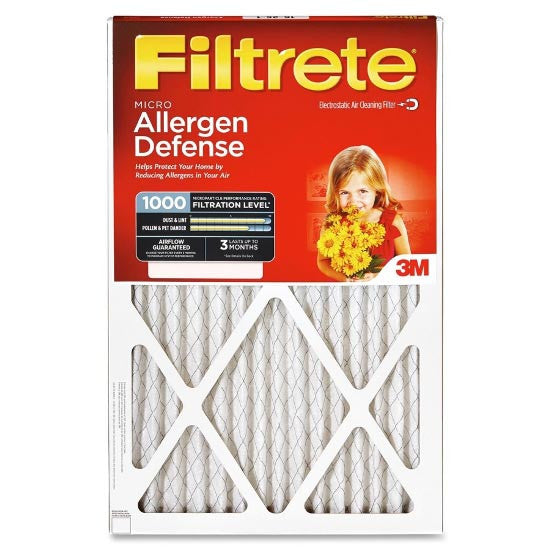 20x24x1 (19.7 x 23.7) Filtrete Allergen Defense 1000 Filter by 3M