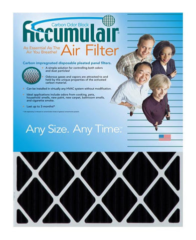 12x12x2 Accumulair Furnace Filter Carbon