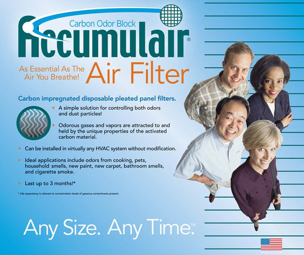 20x20x2 Air Filter Home Totaline Carbon Odor Block