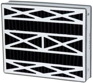 16x25x3 Air Filter Home White Rodgers Carbon Odor Block