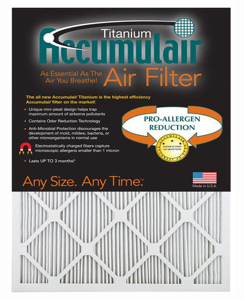 8x35.5x1 Accumulair Furnace Filter APR 2250